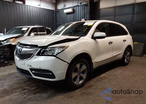 2014 Acura Mdx from USA, damaged, VIN 5FRYD4H21EB011908